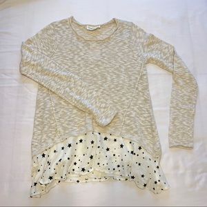 Cloud Chaser Oatmeal Star Sweater